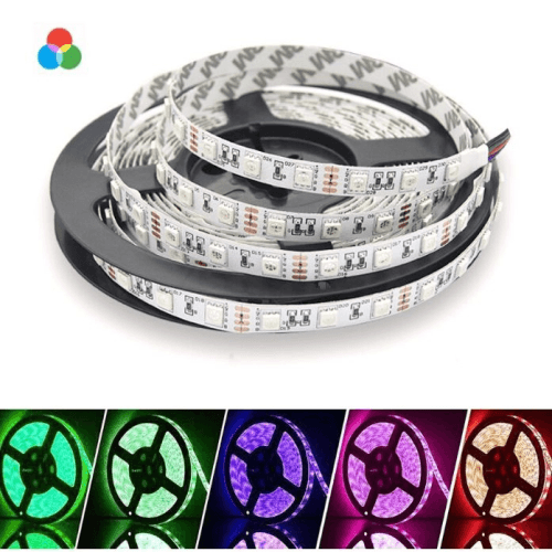 12v 10mm 5050 60 LED Nova Wave Strip Light IP20 5M RGB Bing Light