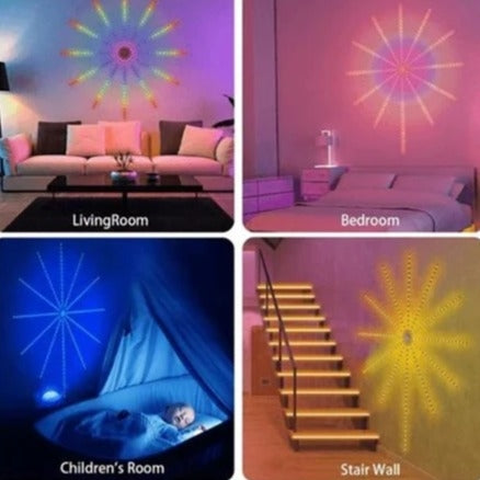Firework LED Digital Color Lamp