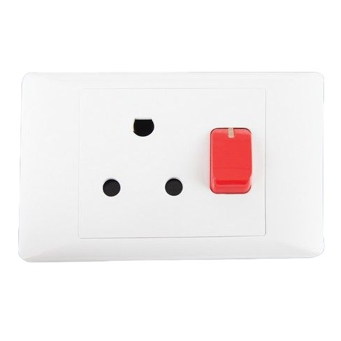 4x2 Dedicated Single Wall Plug White EPL328