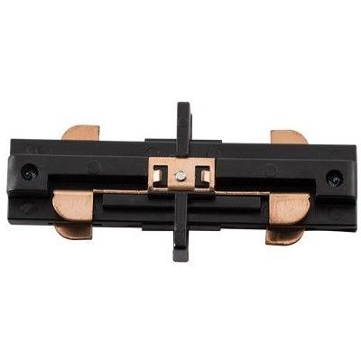 Centre Straight Connector for Track Lighting - S553 Black type 1