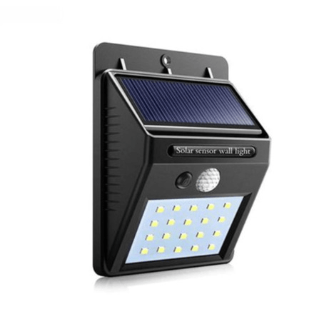10 Smd Solar Wall Lamp With Sensor