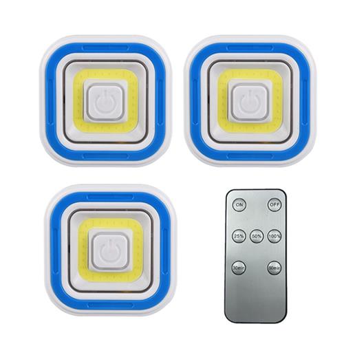 battery operated Square led light 6500K WLW-1+3