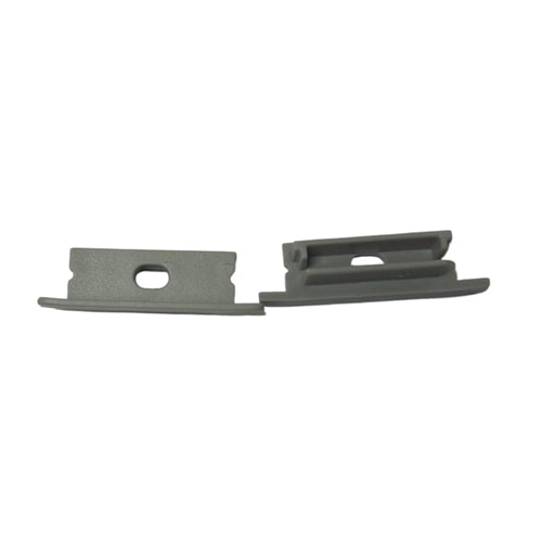 Set of 2 End Caps For Wide Recessed Channel 3010A-2