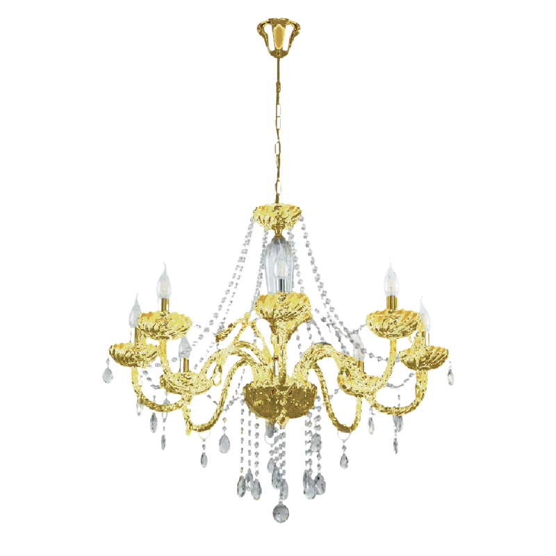 Gold Crystal Chandelier 7205/5 - Light Market