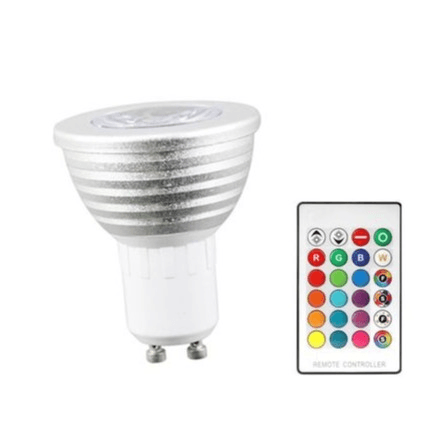 GU10 5W RGBW Colour Changing Downlight With Remote FO-Z804 - Light Market