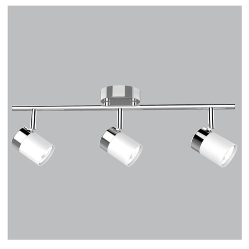 GU10 x3 Ceiling Spotlight Chrome and White - S170/3 - Light Market