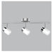 GU10 x3 Ceiling Spotlight Chrome and White - S170/3 - Light Market