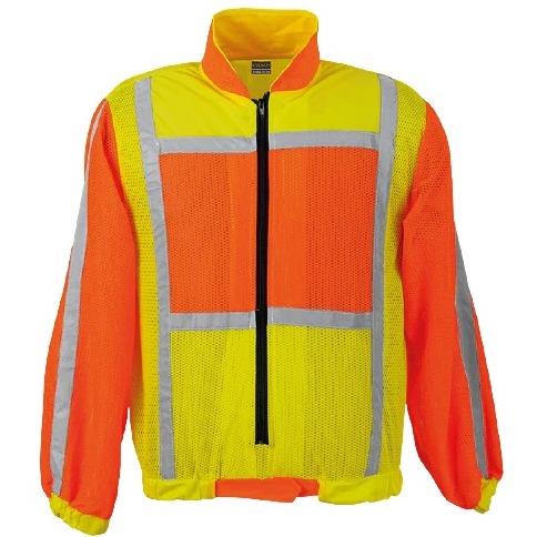 Hi-Viz Two-Tone Long Sleeve Reflective Safety Jacket Large AY093-003 - Light Market