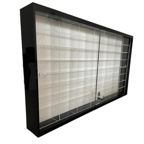 Hot Wheels Acrylic Diecast Wall Mount Display Case - 56 Slots - Light Market