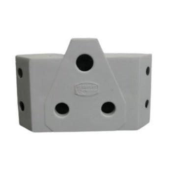 MB-4024 C107 Adaptor 3 Pin to 1 x 3 Pin, 2 x 2 Pin 5a - Light Market