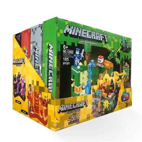 Minecraft 4 in 1 LED Light Block Series Building Blocks - 728 PCS - Light Market
