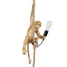 Monkey on Rope Pendant Light Gold DRSA6143 - Light Market