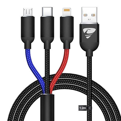 Multi Charging Cable 2.4a 3-in-1 S-680 - Light Market