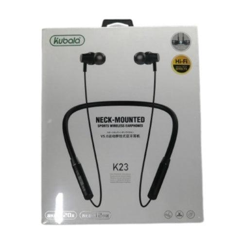 Neck Mounted Sports Wireless Earphones V5.0 - K23 Kubala - Light Market