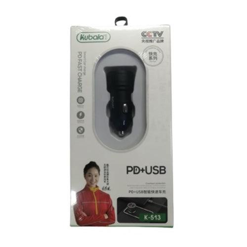 PD+USB Car Charger K-513 Kubala - Light Market
