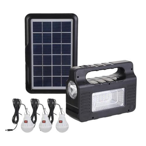 Portable Solar Lighting Kit with 3 Bulbs - SO/Homelight - Light Market