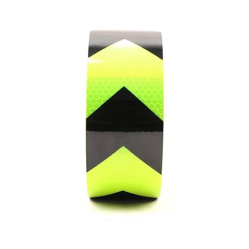 Reflective Arrow Tape 50mmx5m Yellow and Black - Light Market