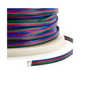 Rgb Solid Core Wire RGB 4 Core Cable 500mm — Light Market