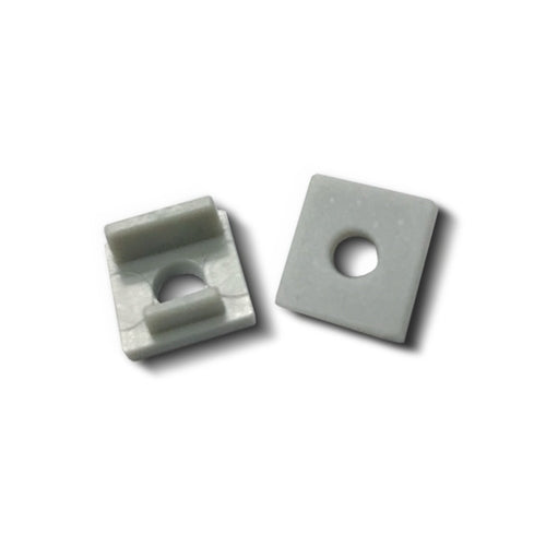 Set of 2 End Caps for 10x10mm - 402 - Light Market