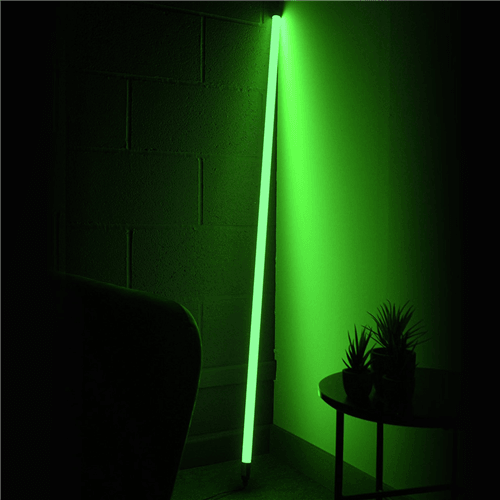 T8 4Ft 18w Green LED Glass Tube Single Sided - Light Market
