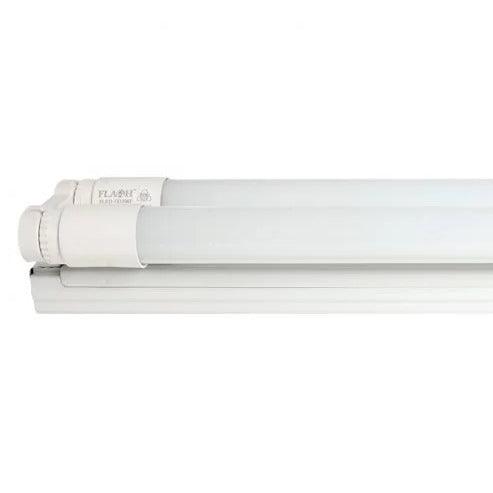 T8 4FT Double Open Channel Slim Fitting With LED Tubes 6500K - 1 Sided Combo - Light Market