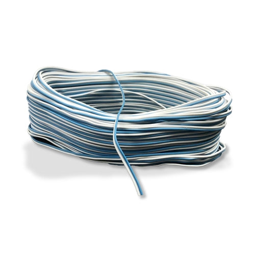 Twin Flex Blue and White 0.75mm 100m Roll - Light Market