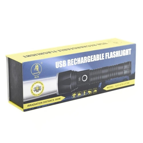 USB Rechargeable Led Flash Light- G76-2-P160 - Light Market