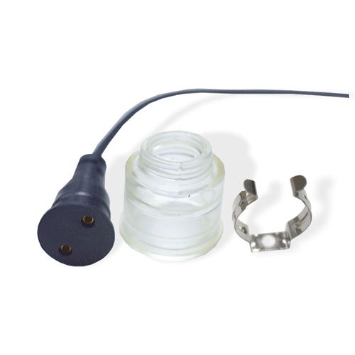 Waterproof T8 Bulb Socket With U-Clip Holders Refrigeration - 3m Cable - Light Market