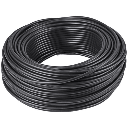 1.0mm Cabtyre 3 Core Cable 100m Roll High Quality Black - Light Market