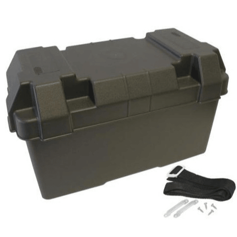 100ah PVC Battery Box with Strap - Light Market