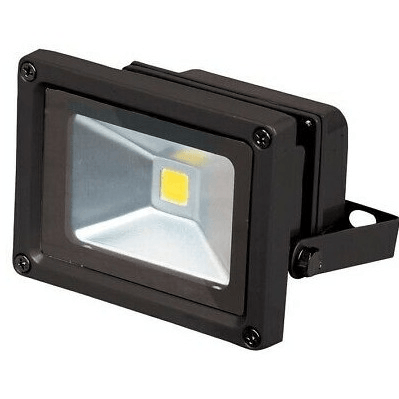 10w Led Flood Light 6000k Black Series - Light Market