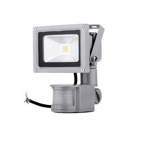 10w Led Flood Light With Sensor 6000k Bing Light - Light Market