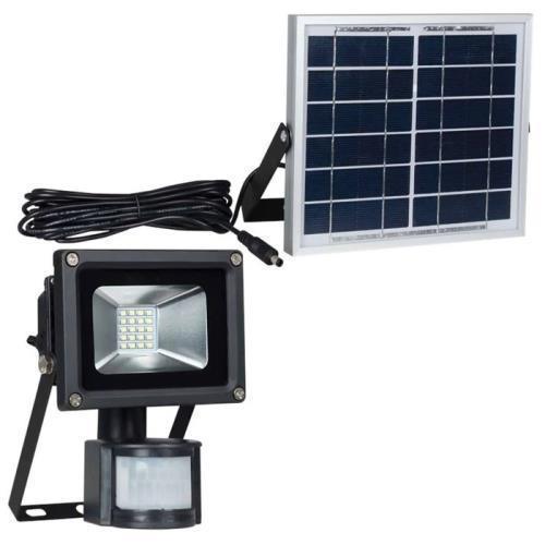 10w Solar Flood Light With Sensor FL076 - Light Market