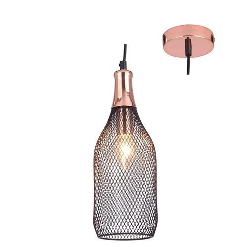 110mm Copper / Black Pendant Light P769 Eurolux - Light Market