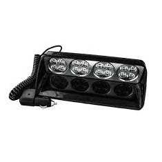 12-24v 4 Led x 4 Dash Mount Flashing Red S16 - Light Market