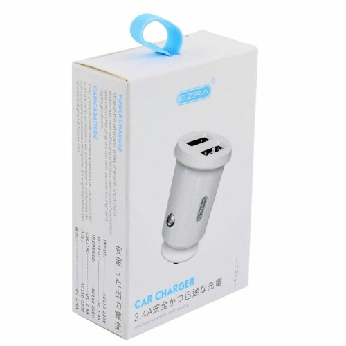 12-24v 5v 2.4Amp USB Double Car Charger Ezra - Light Market
