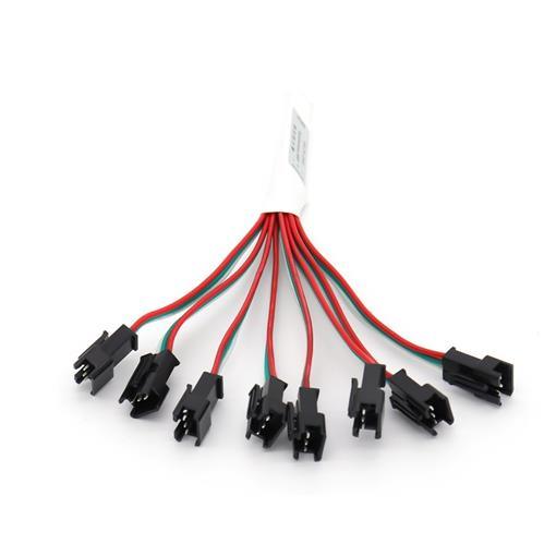 12-24V LED Chasing Strip RF Wireless Receiver - 8 Way Splitter - Light Market