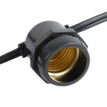 12 x E27 String Light Bulb Holders (Screw type) - Light Market