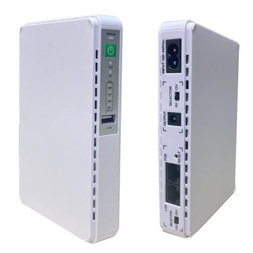 12000mah Mini DC Portable Rechargeable UPS Q-IP1000 - Light Market