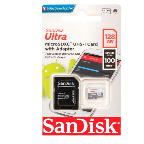128gb Ultra SD Card with Adapter Sandisk - Light Market