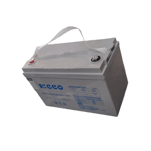 12v 100ah Gel Battery Ecco SB100GY - Light Market
