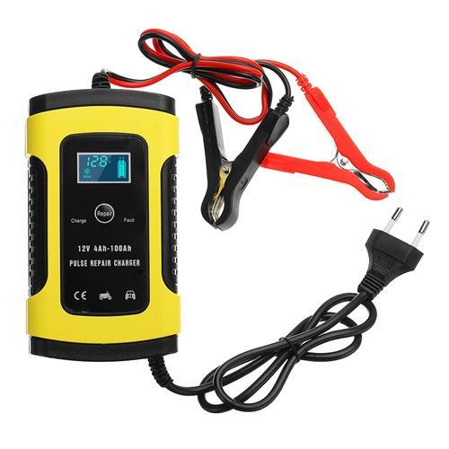 12V 10A Intelligent Pulse Battery Charger with LCD Display AOITS IT-1011 - Light Market