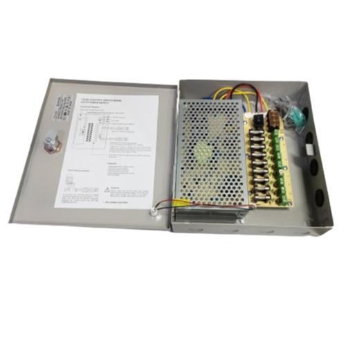 12v 10Amp 9 Channel CCTV Power Supply - Light Market