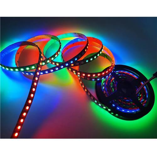 12v 10mm 5050 60 Led Digital Strip Light GS8208 IP20 5m Roll Bing Light - Light Market