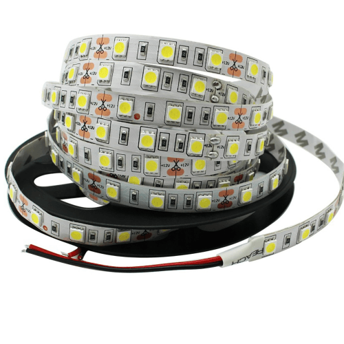 12v 10mm 5050 60 LED Nova 20 Strip Light IP20 5m Roll Red Bing Light - Light Market