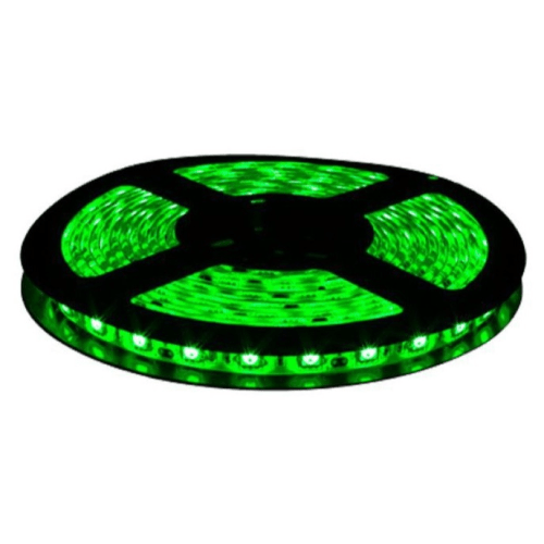 12v 10mm 5050 60 LED Nova 65 Strip Light IP65 5m Roll Green Bing Light - Light Market