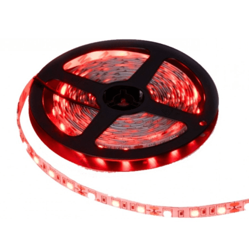12v 10mm 5050 60 LED Nova 65 Strip Light IP65 5m Roll Red Bing Light - Light Market