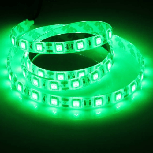 12v 10mm 5050 60 LED Nova 68 Strip Light IP68 5m Roll Green Bing Light - Light Market