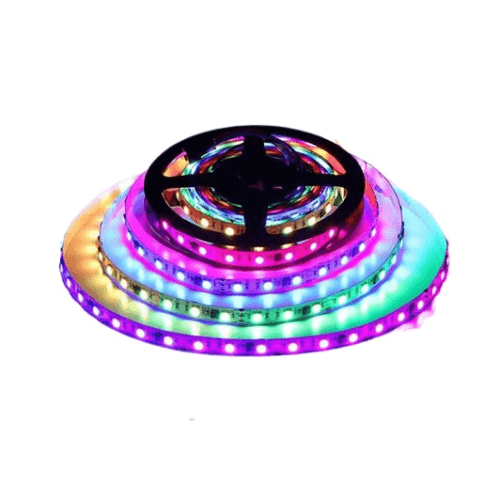 12v 10mm 5050 60 Led Strip Light 5m Roll Rgb IP65 Digital Bing Light - Light Market