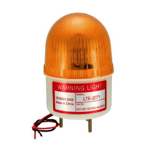 12v 10w Rotary Signal Light Amber - Light Market